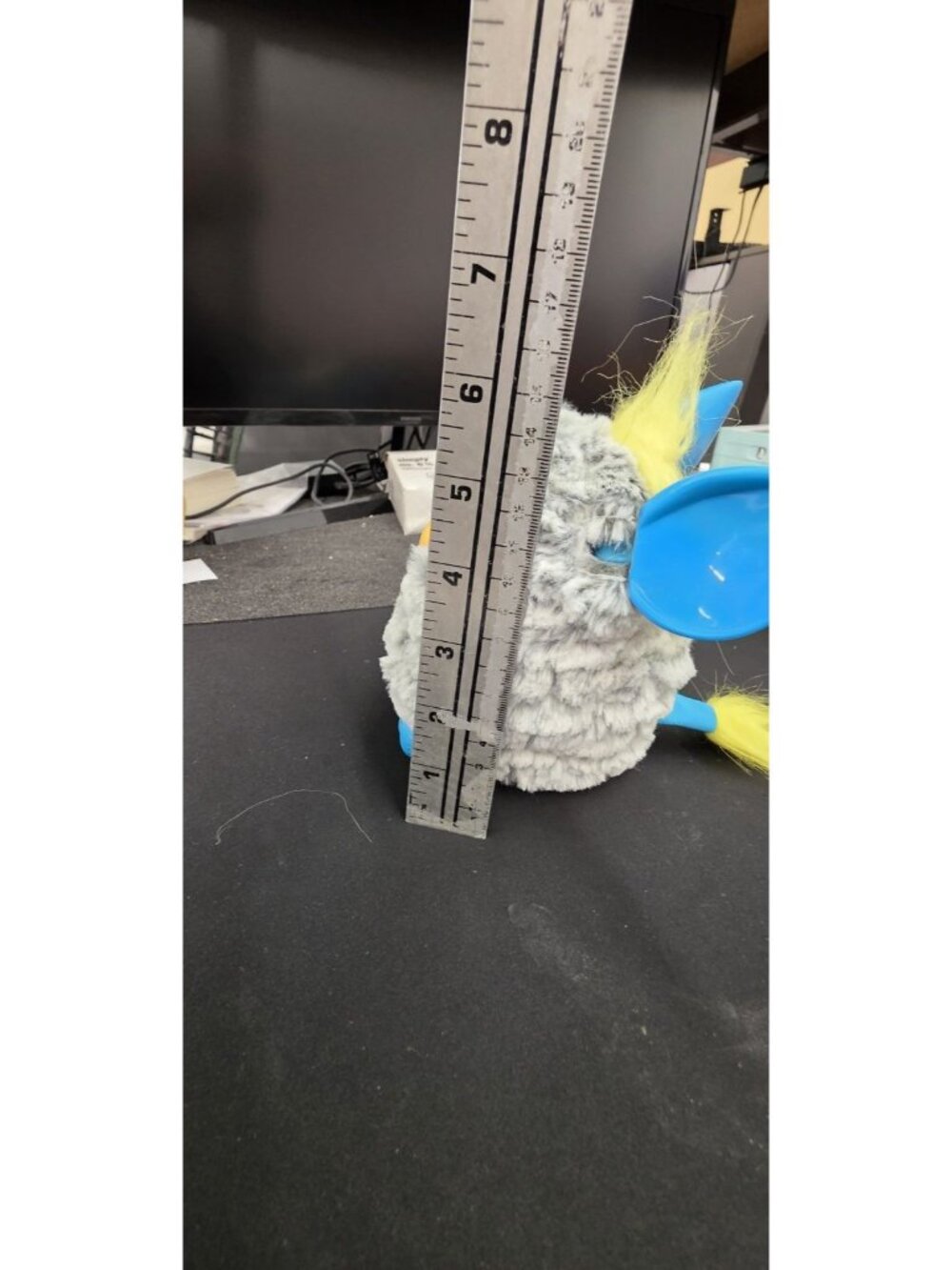 2012 Hasbro Furby Boom Grey & Teal Blue Interactive Toy TESTED & WORKING - Picture 7 of 7